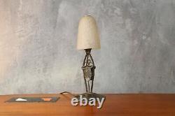 1930 Lampe de table Art Déco par Charles Schneider dlg Muller Frères Lunéville