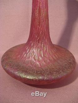 Ancien vase pâte de verre Loetz époque début XX ème siècle
