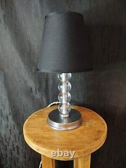 Art XXè Art Moderniste Lampe moderniste Art Déco Boule verre Adnet DLG