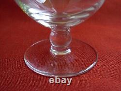 Baccarat, Cap Ferrat, Serie De 6 Verres A Aperitif En Cristal Taille, Art Deco