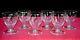 Baccarat Champaubert 6 Wine Crystal Glasses Verres A Vin Cristal Taillé Art Deco
