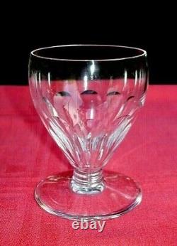 Baccarat Champaubert 6 Wine Crystal Glasses Verres A Vin Cristal Taillé Art Deco