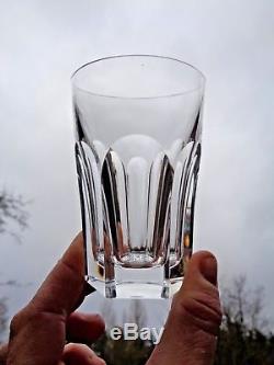 Baccarat Harcourt 6 Flat Tumbler Crystal Glass 6 Gobelet Cristal Taillé Art Deco