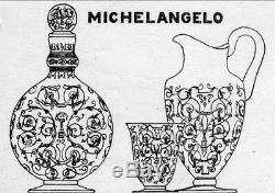 Baccarat Michelangelo Michel Ange Wine Glasses Verres Vin Cristal Gravé Art Deco