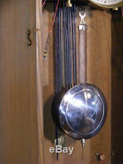 Carillon Ave Maria 10 tiges Junghans style Henri II verre biseauté no Odo clock