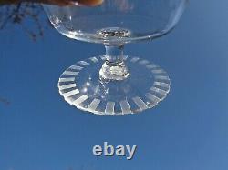 Daum Nancy Berny Set Glasses Service Verre A Eau Vin Cristal Uni Gravé Art Deco