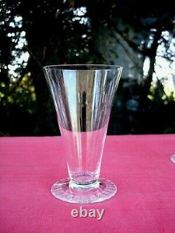 Daum Nancy Berny Set Glasses Service Verre A Eau Vin Cristal Uni Gravé Art Deco