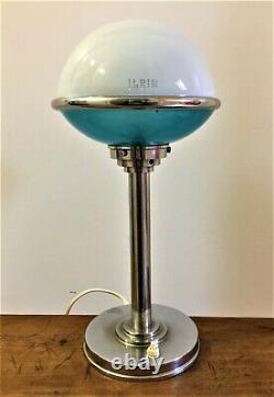 L. Bosi & Cie Lampe Art-Déco ILRIN-JLRIN modèle 135 années 30 Hauteur 38 cm