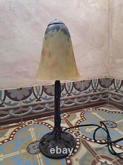 Lampe Art Deco Art Nouveau signée DAUM NANCY et P. ESCAFFRE
