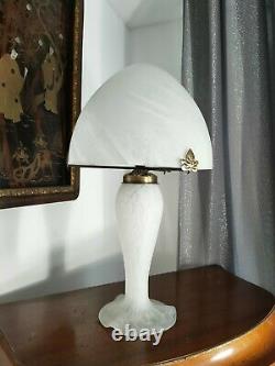 Lampe Champignon En Pte De Verre Art Nouveau