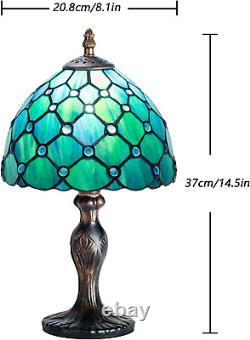 Lampe Tiffany, Vintage Fleur Vitrail Style Table Lampe, Chambre Lampe Art Deco V