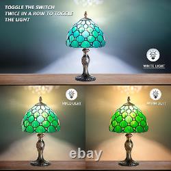 Lampe Tiffany, Vintage Fleur Vitrail Style Table Lampe, Chambre Lampe Art Deco V