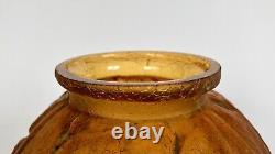 Rare 2 Vase Art Déco Pate Verre Etling D'avesn Verlys No Daum Lalique Old Glass