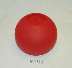 SCHNEIDER VASE ROUGE ART-DECO PATE DE VERRE signé / french glas