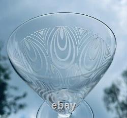 Saint Louis Astrid Set Crystal Glasses Service De Verres Cristal Gravé Art Deco