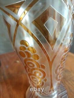 Sèvres Vase Art Déco Pâte De Verre Signe