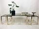 Superbe Table Basse En Bronze De La Maison'jansen (1950/70) Avec Ses 2 Tables