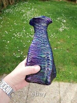 Très beau vase art déco loetz kralik Autriche verre irisé