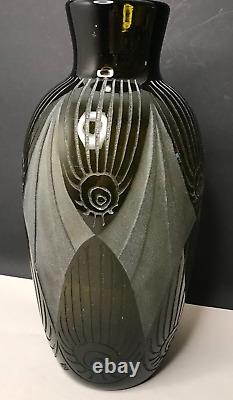 VASE LEGRAS grave a l'acide ART DECO 30's années folles vintage ancien antique /