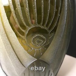 VASE LEGRAS grave a l'acide ART DECO 30's années folles vintage ancien antique /