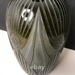 VASE LEGRAS grave a l'acide ART DECO 30's années folles vintage ancien antique /