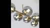 Valentina Art Deco Globe Metal Glass Pendant Light Black Gold
