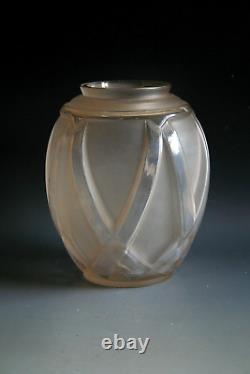 Vase En Verre Art Déco André Hunebelle