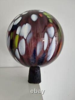 Vase art déco verre. Vintage glass art deco soliflores decoration
