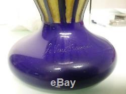 Vase en Pâte de Verre Schneider LE VERRE FRANCAIS art deco daum gallé lalique